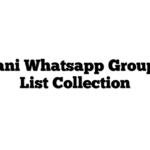 Pakistani Whatsapp Group Links List Collection