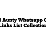 Aunty Whatsapp Group Links List Collection
