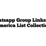 Whatsapp Group Links 18+ America List Collection