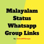 Malayalam Status Whatsapp Group Links List Collection