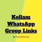 Kollam WhatsApp Group Links List Collection