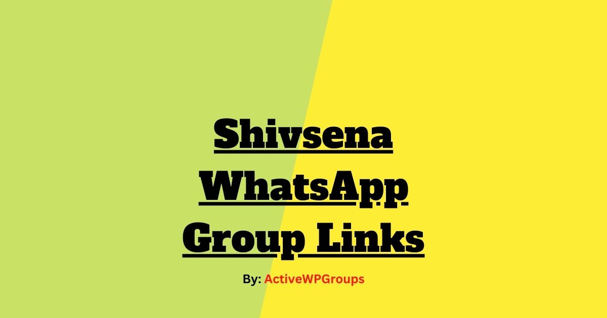 Read more about the article Shivsena WhatsApp Group Links List Collection